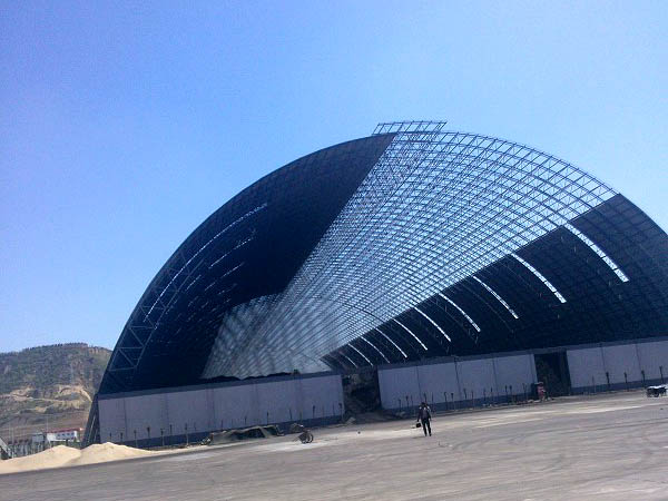 阳泉桶壳螺栓球网架工程